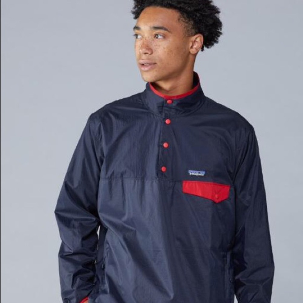 New blue Patagonia lightweight windbreaker